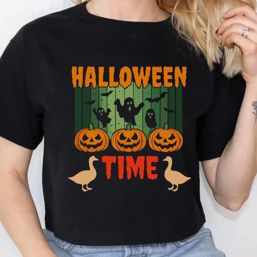 Halloween-Themed Unisex T-Shirt, Spooky Vibes, Perfect For Fall Celebrations